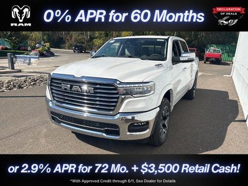 Ivory White 2026 RAM 1500 Laramie