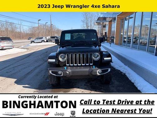 Black Clearcoat 2023 Jeep Wrangler 4xe Sahara