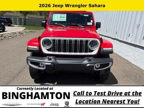 Firecracker Red Clearcoat 2026 Jeep Wrangler Sahara