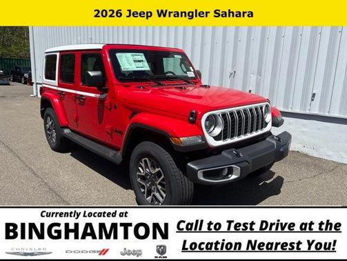 Firecracker Red Clearcoat 2026 Jeep Wrangler Sahara