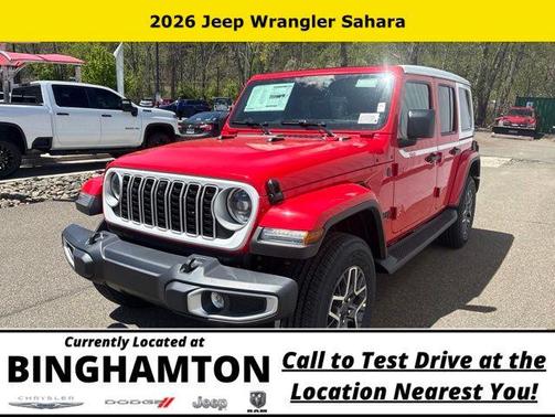 Firecracker Red Clearcoat 2026 Jeep Wrangler Sahara