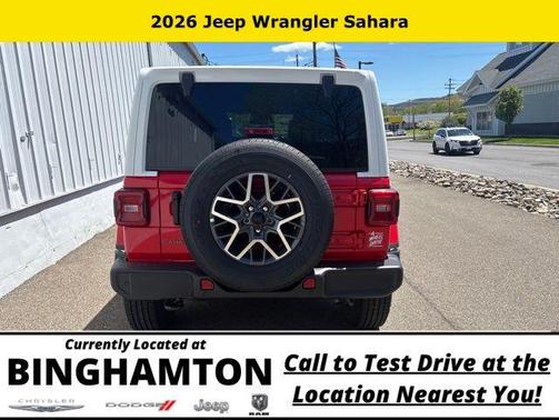 Firecracker Red Clearcoat 2026 Jeep Wrangler Sahara
