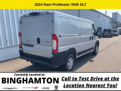 Bright Silver Clearcoat Metallic 2024 RAM ProMaster 3500 Low Roof