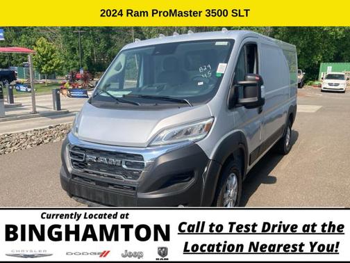 Bright Silver Clearcoat Metallic 2024 RAM ProMaster 3500 Low Roof