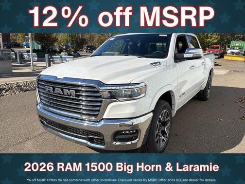 Ivory White 2026 RAM 1500 Laramie