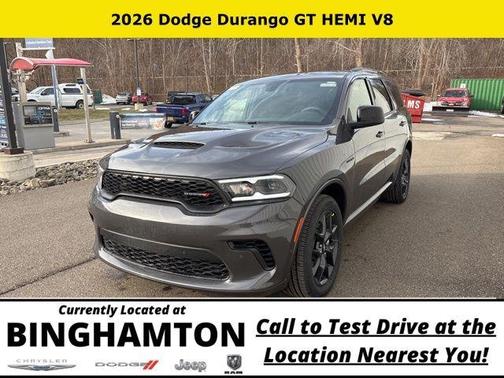 Vapor Gray 2026 Dodge Durango GT HEMI V8