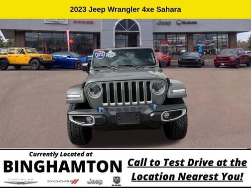 Sting Gray Clearcoat 2023 Jeep Wrangler 4xe Sahara