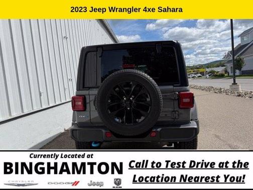 Sting Gray Clearcoat 2023 Jeep Wrangler 4xe Sahara