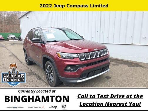 Velvet Red Pearlcoat 2022 Jeep Compass Limited