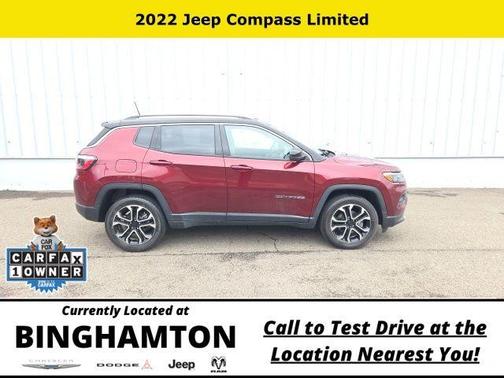 Velvet Red Pearlcoat 2022 Jeep Compass Limited