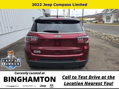 Velvet Red Pearlcoat 2022 Jeep Compass Limited