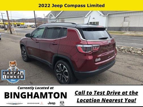 Velvet Red Pearlcoat 2022 Jeep Compass Limited