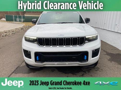 Bright White Clearcoat 2023 Jeep Grand Cherokee 4xe Overland