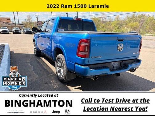 Hydro Blue Pearlcoat 2022 RAM 1500 Laramie