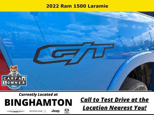 Hydro Blue Pearlcoat 2022 RAM 1500 Laramie