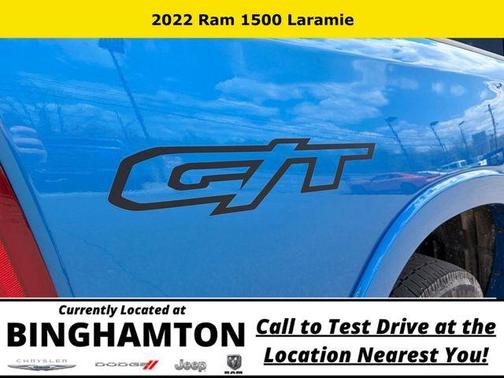 Hydro Blue Pearlcoat 2022 RAM 1500 Laramie