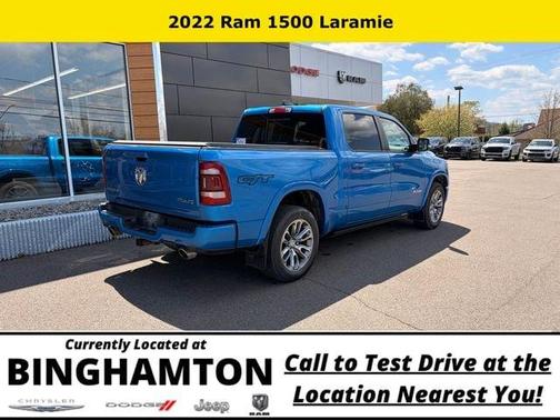Hydro Blue Pearlcoat 2022 RAM 1500 Laramie