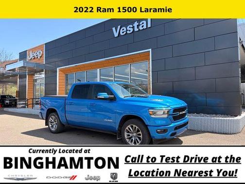 Hydro Blue Pearlcoat 2022 RAM 1500 Laramie