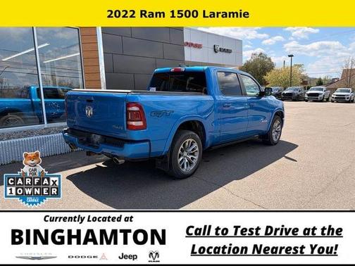 Hydro Blue Pearlcoat 2022 RAM 1500 Laramie