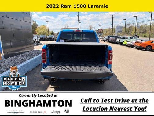 Hydro Blue Pearlcoat 2022 RAM 1500 Laramie