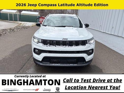 Bright White Clearcoat 2026 Jeep Compass Latitude