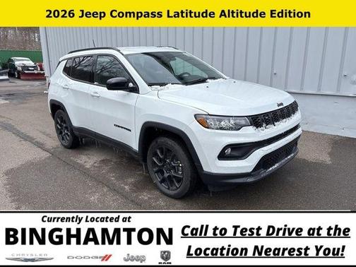 Bright White Clearcoat 2026 Jeep Compass Latitude