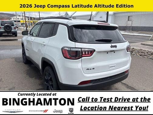 Bright White Clearcoat 2026 Jeep Compass Latitude