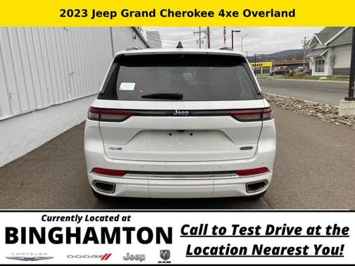 Bright White Clearcoat 2023 Jeep Grand Cherokee 4xe Overland
