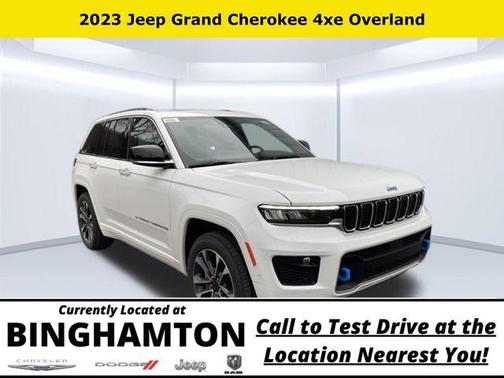 Bright White Clearcoat 2023 Jeep Grand Cherokee 4xe Overland