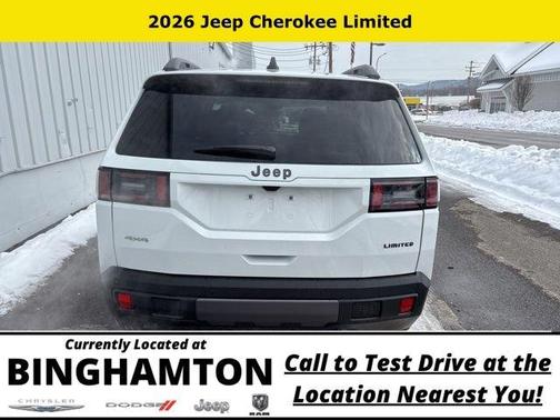 Bright White Clearcoat 2026 Jeep Cherokee LAREDO/LIMITED