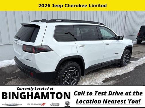 Bright White Clearcoat 2026 Jeep Cherokee LAREDO/LIMITED