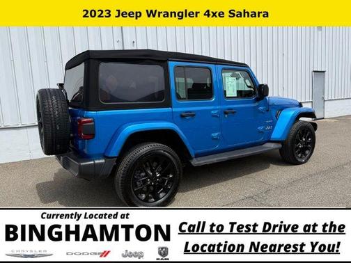 Hydro Blue Pearl 2023 Jeep Wrangler 4xe Sahara