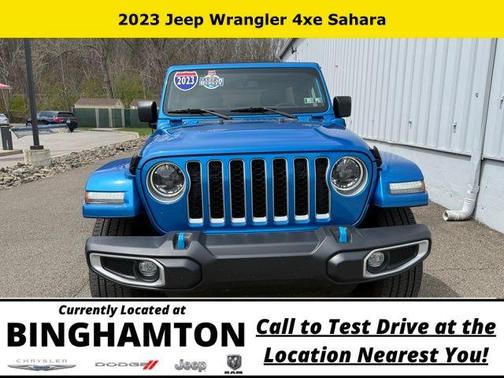 Hydro Blue Pearl 2023 Jeep Wrangler 4xe Sahara