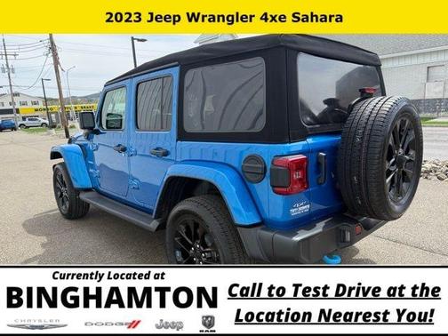 Hydro Blue Pearl 2023 Jeep Wrangler 4xe Sahara