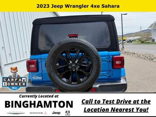 Hydro Blue Pearl 2023 Jeep Wrangler 4xe Sahara