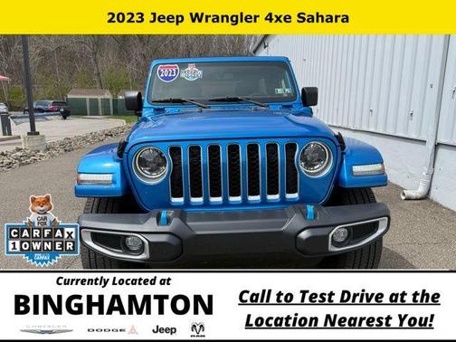 Hydro Blue Pearl 2023 Jeep Wrangler 4xe Sahara