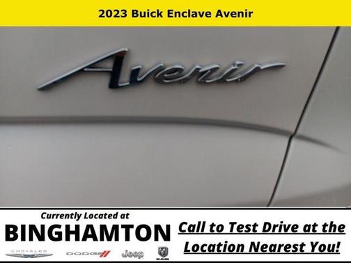 White Frost Tri-Coat 2023 Buick Enclave Avenir