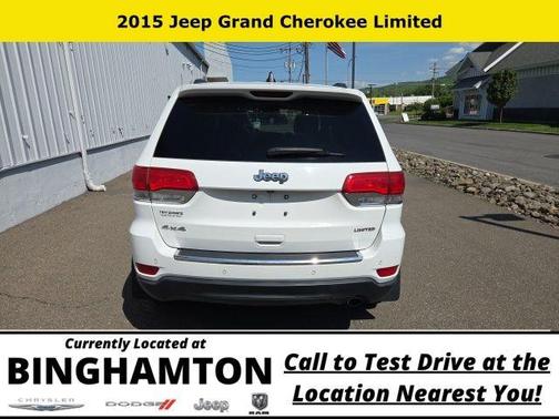Bright White Clearcoat 2015 Jeep Grand Cherokee Limited
