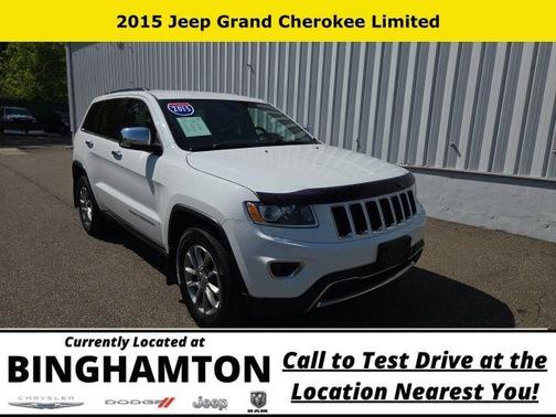 Bright White Clearcoat 2015 Jeep Grand Cherokee Limited
