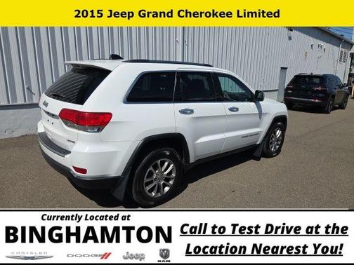 Bright White Clearcoat 2015 Jeep Grand Cherokee Limited