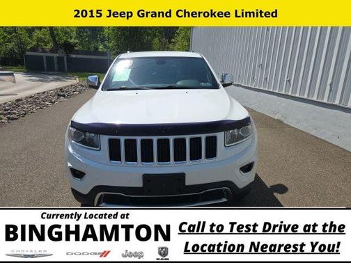 Bright White Clearcoat 2015 Jeep Grand Cherokee Limited