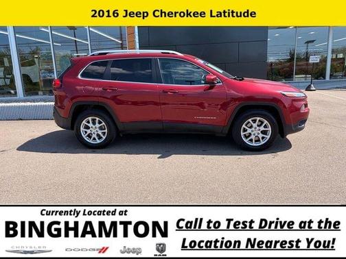 Deep Cherry Red Crystal Pearlcoat 2016 Jeep Cherokee Latitude