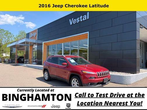 Deep Cherry Red Crystal Pearlcoat 2016 Jeep Cherokee Latitude
