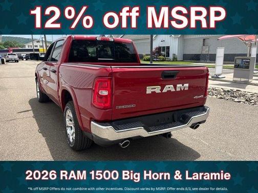 Molten Red Pearlcoat 2026 RAM 1500 Big Horn/Lone Star