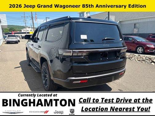 Gloss Black 2026 Jeep Grand Wagoneer 85TH ANNIVERSARY EDITION
