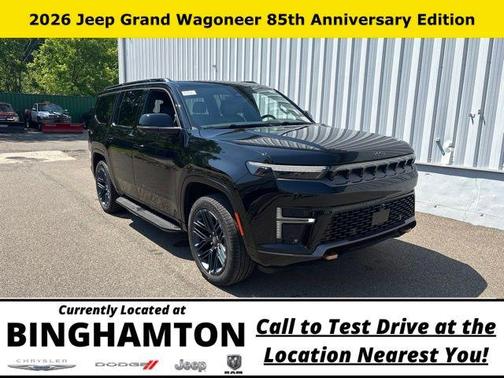 Gloss Black 2026 Jeep Grand Wagoneer 85TH ANNIVERSARY EDITION
