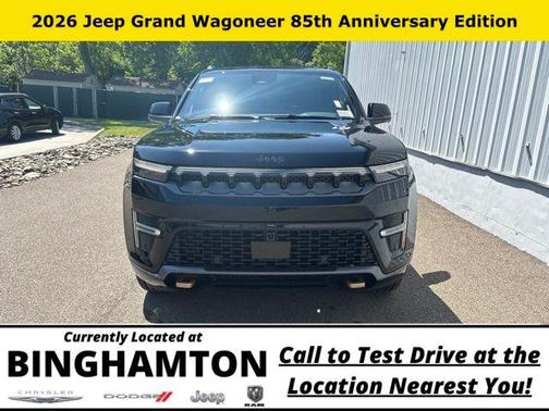 Gloss Black 2026 Jeep Grand Wagoneer 85TH ANNIVERSARY EDITION