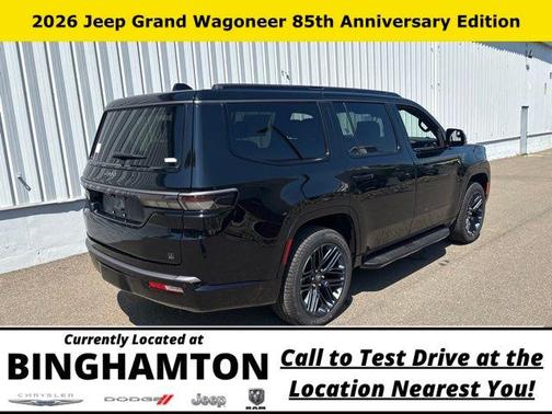 Gloss Black 2026 Jeep Grand Wagoneer 85TH ANNIVERSARY EDITION