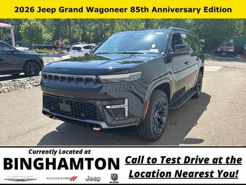 Gloss Black 2026 Jeep Grand Wagoneer 85TH ANNIVERSARY EDITION