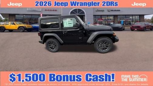 Black Clearcoat 2026 Jeep Wrangler Sport